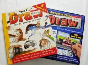 Lot of 2 Kid's Drawing Books Awesome Things to Draw & You Can Draw Nagel & Toll - Bild 1 von 8