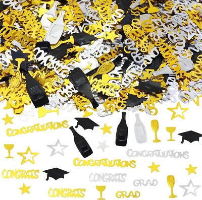50G Confeti Graduación Felicitaciones Decoraciones Felicidades Grad Star Brillo S Foto 1 de 4