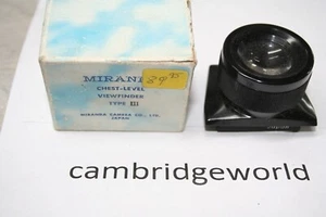 MIRANDA CAMERA CHEST LEVEL VIEWFINDER TYPE III GENUINE MIRANDA BRAND in BOX - Picture 1 of 1
