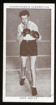 1938 W.A. & A.C. Churchman Boxing Personalities Boxing #13 Jack Doyle VG/EX - Image 1 of 2