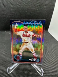 2024 Topps Chrome Zach Neto Refractor #123 🪽⚾🟥 - Picture 1 of 2