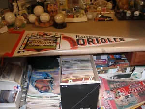 Seltener hochwertiger 1971 Baltimore Orioles 1970 World Series Champions Bild Wimpel - Bild 1 von 4