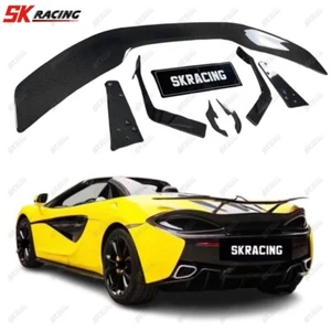 Sport Rear Spoiler Trunk Wing Carbon Fiber Fit For McLaren 540C 570S 570GT 15-19 - Picture 1 of 21
