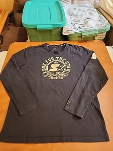 Starter Look For the Star! New Haven Conn. Hawks Men's LARGE L/S Black EUC. SB8 - Picture 1 of 10