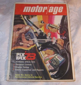 Chilton's Motor Age Car Magazine April 1973 Vintage - Imagen 1 de 3