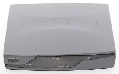 Genuine New Cisco 851 1-Port 10/100 Wired Router (CISCO851-K9-RF) 802.11b/g  - Image 1 of 4