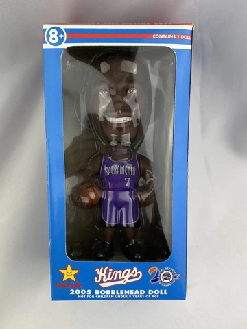 Sacramento Kings 2003 Keon Clark Bobblehead Doll NBA In 2005 Box Cover