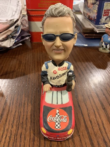 Nascar Ricky Rudd Coca-Cola Racing Family Havoline Ceramic Bobble Head NO BOX!! Cover