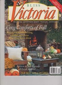 BLISS VICTORIA MAGAZINE OCT 2014,DECORATING-ENTERPRISING WOMEN-TRAVELING-ENTERTA - Picture 1 of 1