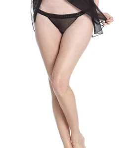 Between The Sheets Airplay Mesh Bikini Panty Black M Available - Picture 1 of 4
