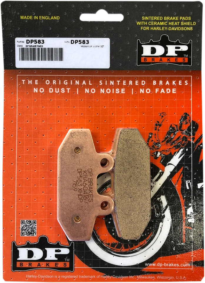 Pastillas de freno DP de metal sinterizado Harley/Buell DP583 Foto 1 de 1