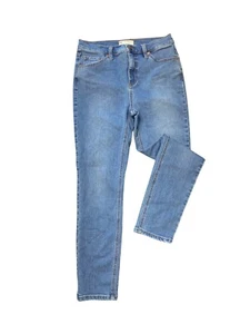 Free People Skinny-Jeans Größe 28 hell gewaschen blau Denim mittelhoch (28 x 25,5) - Bild 1 von 8