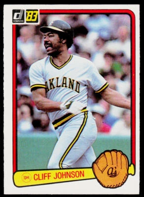 1983 Donruss #601 Cliff Johnson - Image 1 of 2