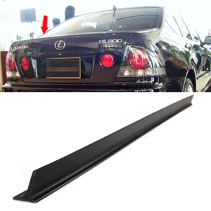 Unpainted LRS Look For Lexus IS200 IS300 Sedan Rear Trunk Lip Spoiler 1998-2005 - Picture 1 of 9
