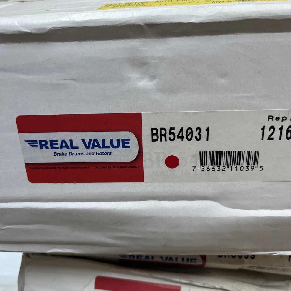 Real Value BR54031 Disc Brake Rotor and Hub Assembly Select 95-07 Ford Models - Image 1 of 1