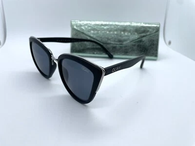 Gafas de sol negras QUAY My Girl Cat Eye estuche metálico para mujer Australia VER FOTOS Foto 1 de 4