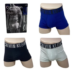 Calvin Klein Men's 3 Pack Intense Power Trunk Cotton Stretch Underwear NB2596931 - Picture 1 of 8