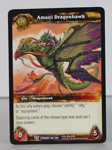 Amani Dragonhawk - Twilight of the Dragons - 175/220 - WoW TCG - Epic - Picture 1 of 7