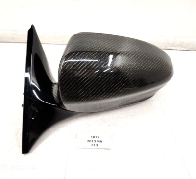 ✅12-14 OEM BMW F06 F12 F13 M6 левое водительское зеркало в сборе камера с подогревом карбоновая * - Изображение 1 из 4