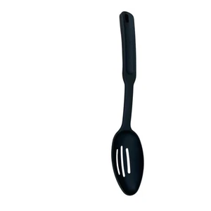 Pampered Chef Slotted Serving Cooking Spoon Server 12.5" Black Nylon - Picture 1 of 12