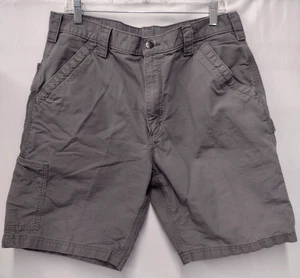 Carhartt Herren Arbeitsshorts B147 STL Stahl Baumwolle Canvas grau Größe 36 - Bild 1 von 8