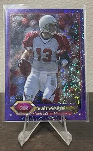 2023 Topps Composite Chrome Purple Speckle Kurt Warner /250 Cardinals - Bild 1 von 2