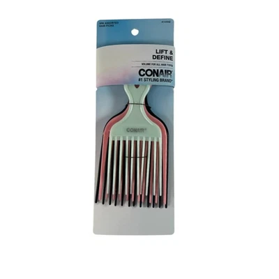 CONAIR Styling Essentials 3CT Lift & Define Hair Comb set, (Assorted Colors) - Image 1 of 2