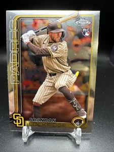 2025 Topps Chrome Baseball Rookie RC #106 Brandon Lockridge - Picture 1 of 2