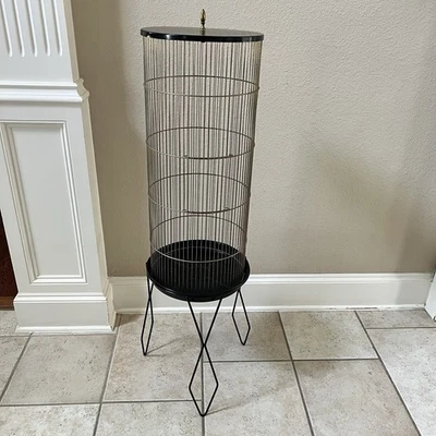 Jaula para pájaros de metal Hendryx MCM Prevue años 60 de colección Foto 1 de 4