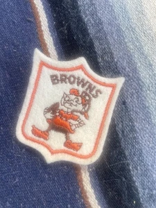 Nice Vintage Jantzen Cleveland Browns Sew On Patch 1960s 1970s - Picture 1 of 2