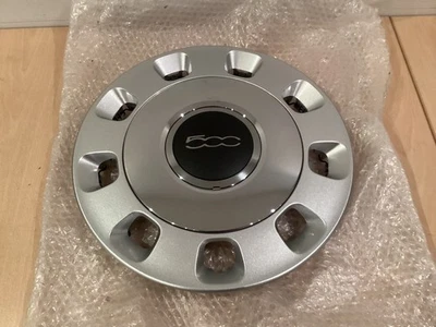 1 x GENUINE NEW 2007-2012 FIAT 500 - 14" STEEL WHEEL COVER TRIM RING 50901871 - Image 1 of 4