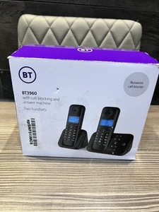 BT 3960 Twin Cordless Phone With Call Blocking And Answering Machine - Picture 1 of 5