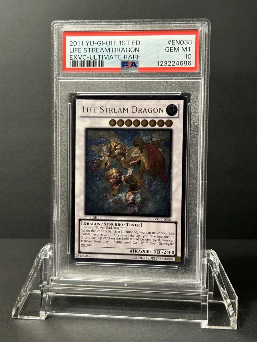 Yu-Gi-Oh! Life Stream Dragon Card (EXVC-EN038) - Extreme Victory Set, 1st Edition Ultimate Rare