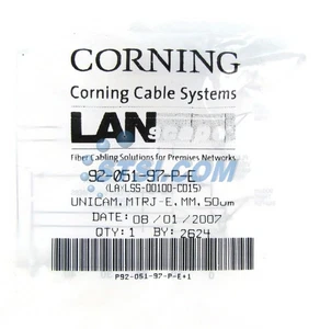 Corning Unicam 92-051-97-P-E Connettore MTRJ-E MM ~STSI - Foto 1 di 2