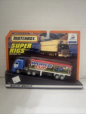 Vintage 1998 Matchbox Super Rigs Semi Tractor Trailer Truck France World Cup - Image 1 of 4