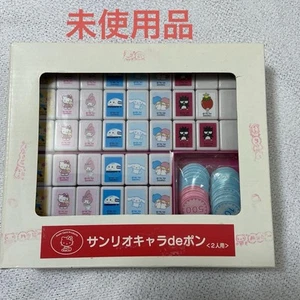 Sanrio chara de pon Hello Kitty Cinnamoroll My Melody mahjong toy for 2 players - Picture 1 of 4