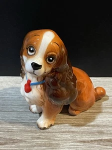 "Estatuilla de cerámica de porcelana vintage de dama de Disney Japón 4""" - Imagen 1 de 16