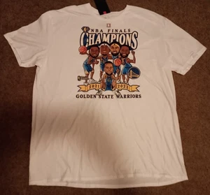 Fanatics Golden State Warriors 21/22 NBA Champions Caricature T-Shirt Size 2XL - Picture 1 of 4