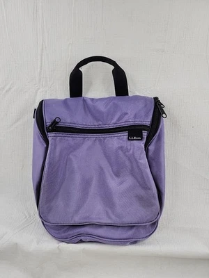 L.L. Bolsa de artículos de tocador cosméticos Bean púrpura claro varios bolsillos Foto 1 de 4