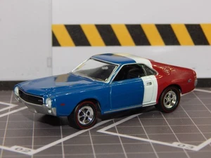 '69 1969 AMC AMX 2+2 Coupe 390 V8 red white blue Diorama Replica 1/64 MINT VHTF - Picture 1 of 5