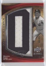 2009 Upper Deck Icons Immortal Lettermen /45 Whitey Ford (Letter O) #IL-WF.8 HOF