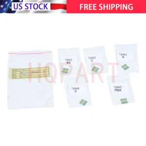 5 colors one time cartridge chip for epson t3000 t5000 t7000 t3270 t5270 t7270 - Picture 1 of 6