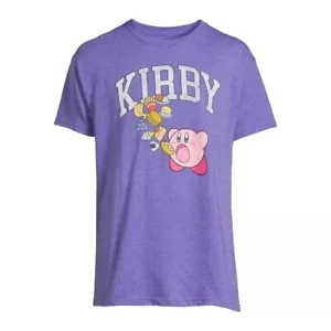 Men's Nintendo KIRBY Short Sleeve Graphic T-Shirt Size 2XL XXL 50-52 Brand NEW - Picture 1 of 2