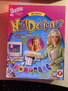 Barbie Nail Designer CD-Rom (Rare UK Version - 1998) - New - Picture 1 of 4