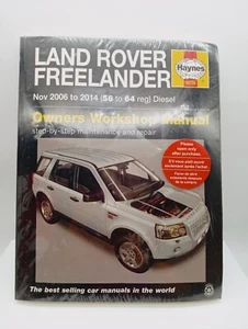 FREELANDER LAND ROVER SHOP MANUAL SERVICE REPAIR BOOK HAYNES 2006-2014 - Picture 1 of 2
