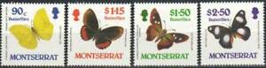 Montserrat Stamp 647-650  - Butterflies