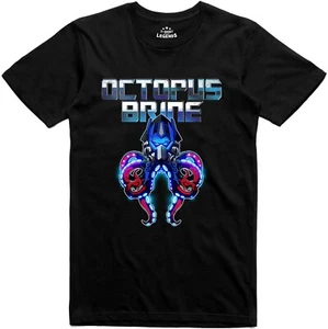 Camiseta Divertida Para Hombre Pulpo Parodia Estampado Retro Corte Regular - Imagen 1 de 1