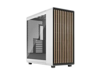 Fractal Design North XL ATX mATX Mid Tower PC Case - Chalk White Chassis with Oa - Image 1 of 4