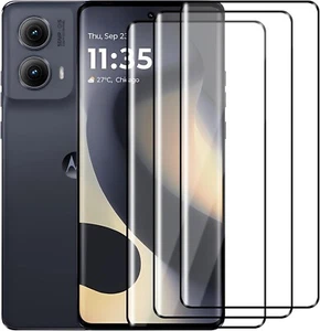 (Pack de 3) pour Motorola Edge 2024 Protecteur d'écran,Hd-Clear Verre Trempé Ecran  - Photo 1 sur 7