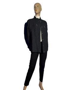 Allegri Krepp Jacke Sommerjacke schwarz klassisch quiet luxury 40 42 - Picture 1 of 11